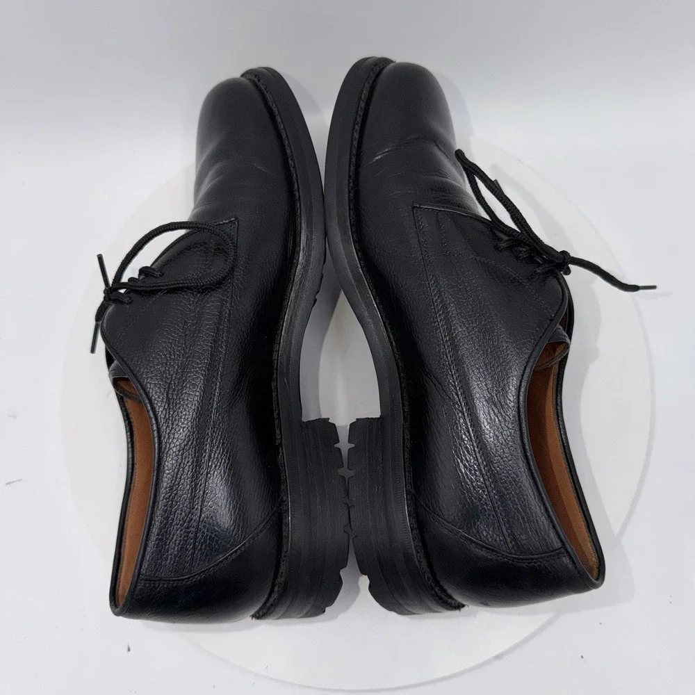 To Boot New York Adam Derrick Made In Italy Black Derby Dress Shoes Mens Sz 7.5
